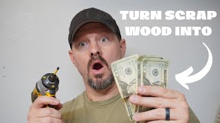 5 easy wood scrap projects for side hustle cash [upl. by Pip]