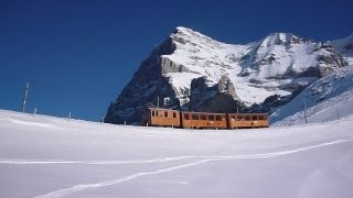 Gletscherwunder Jungfraubahn  Eine Legende wird hundert Jahre alt [upl. by Aiuqcaj]