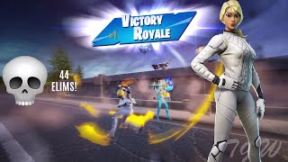 Shes NOT The Stig 🏍  Fortnite ZB 🤖 Gameplay  Solo Squads  44 Eliminations [upl. by Eked]