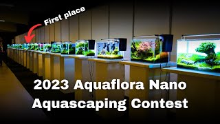 26 AMAZING NANO AQUASCAPES 2023 Aquaflora Nano Aquascaping Contest [upl. by Anjanette]