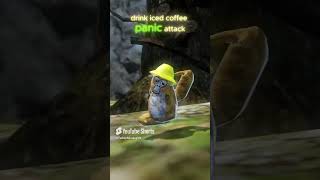 Drink iced coffee PANIC ATTACK shorts recommended vr [upl. by Ajam]