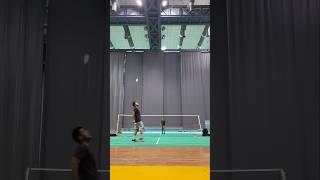 Last moment Judgement shot Shorts badminton 🏸 india sports [upl. by Gerik982]