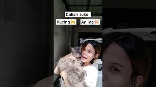 Kalo suka kucing like kalo anjing komen 🥰 trending funny shorts viralvideo [upl. by Neo]