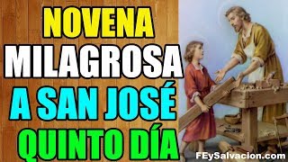 NOVENA MILAGROSA a SAN JOSÉ DÍA 5  Fe y Salvación [upl. by Theran]