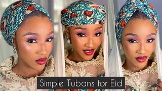 SIMPLE TURBANS TO TRY FOR EID [upl. by Mella779]