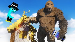 We Smash a Minecraft Village with King Kong in Teardown Multiplayer [upl. by Amaral]