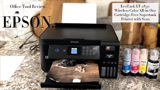 Epson EcoTank ET2850  CartridgeFree 2Sided VoiceActivated [upl. by Desiree]