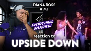 Diana Ross wMJ Reaction Upside Down LIVE amp FULL PROMO VIDEO  Dereck Reacts [upl. by Nylsej895]