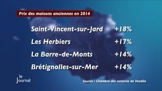 Economie  Le prix de l’immobilier en baisse Vendée [upl. by Naivaj984]