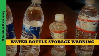 Water Bottle Warning Dont Store Water Like ThisPrepping Pantry Water Storage [upl. by Ahsiemac2]