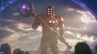 Celestial Destroys an Entire Planet Scene  Guardians Of The Galaxy 2014 Movie Clip HD [upl. by Elleneg]