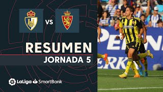 Resumen de SD Ponferradina vs Real Zaragoza 12 [upl. by Oiramd]