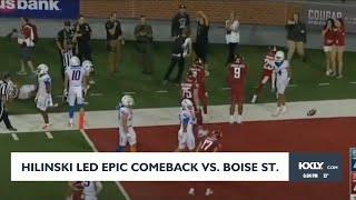 Hilinski led epic comeback against Boise State [upl. by Clywd]