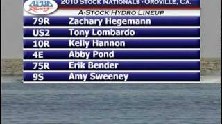 2010 APBA Stock Outboard Nationals  Oroville California DVD Teaser clip [upl. by Akamahs]