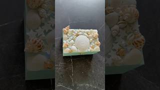 Diy seashell jewelry box 🐚🤍✨ shorts diy giftideas craft diyideas summer [upl. by Niwde323]