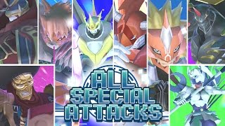 Digimon World Next Order PS4  All SignatureSpecial Attacks [upl. by Enilec59]