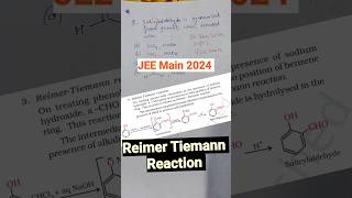 Reimer Tiemann Reaction shorts shortsfeed ytshorts phenol jeechemistry shortsyoutube [upl. by Licastro]