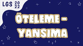 Öteleme ve Yansıma  8sınıf Matematik  LGS Matematik [upl. by Lleneg]