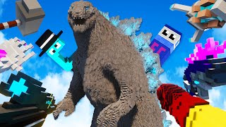 We Destroy Godzilla with Infinite Weapons and Mods in Teardown Multiplayer [upl. by Aicxela]