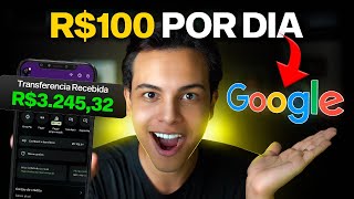 RECEBA 15 A CADA 20 MINUTOS USANDO O GOOGLE PELO CELULAR 100DIA Dinheiro online 2024 [upl. by Jeannine]