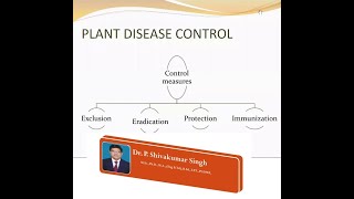 Plant diseases control measures  Plant diseases  Plant pathology  Dr P Shivakumar Singh [upl. by Ahsele]