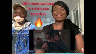 DDG moonwalking in calabasas reaction [upl. by Bordy]