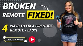 FIX Firestick Remote Not Working or PAIRING EASY [upl. by Faxan]