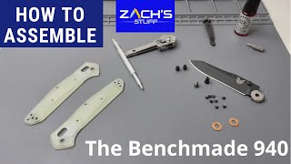 How to Assemble The Benchmade 940 Osborne [upl. by Oilisab776]