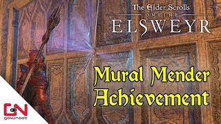 ESO Elsweyr  Mural Mender Achievement  All 16 Fragments Locations [upl. by Arne]