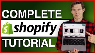 BEST Shopify Tutorial in 2024  Set Up A Profitable Shopify Store StepByStep [upl. by Odin]