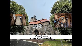 Witzenhausen DWIZ  evang Liebfrauenkirche Geläutepräsentation Turmaufnahme [upl. by Yessej]