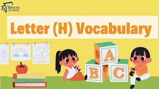 Letter H VocabularyLearn New English words [upl. by Grand]