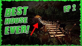 BEST HOUSE LOCATION EVER The Forest W Ben Grylls  EP 2 [upl. by Darline]