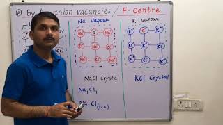 110NonStoicheometric defects 1 Metal excess defect  FCentre 2 Metal deficiency defects [upl. by Lipsey]