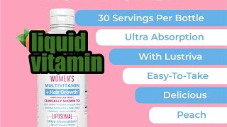 Review Liquid Multivitamin for Women  Hair Growth  Skin Care  Chromium Picolinate  Anti Aging Fo [upl. by Zuleika664]