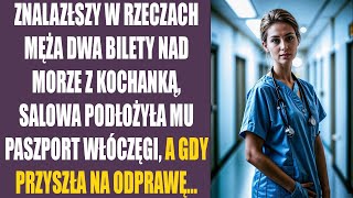 Znalazłszy w rzeczach męża dwa bilety nad morze z kochanką salowa podłożyła mu paszport włóczęgi [upl. by Pigeon]