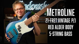 The SADOWSKY MetroLine Vintage 21Fret PJ Bass  Demo w Lars Lehmann [upl. by Baxter]