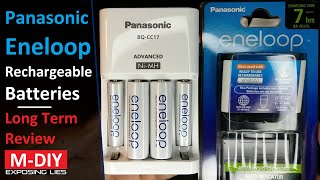 Panasonic Eneloop Rechargeable Batteries And Smart Charger BQCC17 Long Term Review [upl. by Mcgray]