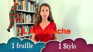 Le jeu de lacrostiche [upl. by Dirgis]