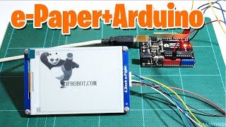 EPaper display with Arduino from DFRobot [upl. by Roots]