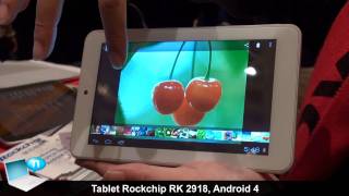 Tablet Rockchip RK 2918 con Android 4 ICS [upl. by Idoux]