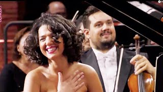 Khatia buniatishvili plays schumann piano concerto conducted by zubin mehta [upl. by Chapman]