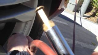 How To Fill Your Cars Tires With Air At The Gas Station [upl. by Margherita]