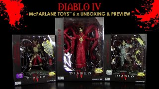 McFarlane ™ Diablo IV ™ 6 x Figuren Unboxing amp Preview  Vorschau  Neuheiten  News [upl. by Leta576]