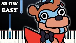 FNAF 6 Labyrinth  CG5 and Friends  Piano tutorial Synthesia [upl. by Malcom]