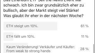 Ethereum ETF Pepecoin WLTH Paid und andere Chancen in dieser MiniKorrektur [upl. by Jablon]