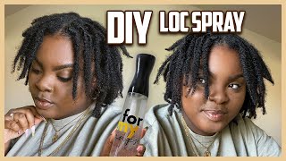 DIY Daily Moisturizing Loc Spray Tutorial [upl. by Monreal]