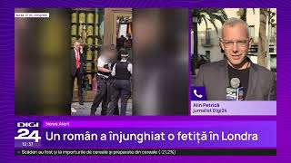 Atacatorul care a înjunghiat o fetiță de 11 ani în Londra este român [upl. by Zingale]