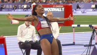 Tara Davis Woodhall Womens Long Jump Final Paris 2024 Olympics olympics2024 taradaviswoodhall [upl. by Longfellow]