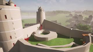 Visite virtuelle du fabuleux château de Fougères en 3D [upl. by Sumner168]